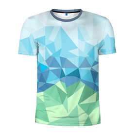 Мужская футболка 3D спортивная с принтом URAL polygonal в Тюмени, 100% полиэстер с улучшенными характеристиками | приталенный силуэт, круглая горловина, широкие плечи, сужается к линии бедра | polygonal | yaaydesign | екатеринбург | поли | полигональный | россия | урал