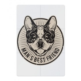 Магнитный плакат 2Х3 с принтом Лучший друг человека в Тюмени, Полимерный материал с магнитным слоем | 6 деталей размером 9*9 см | Тематика изображения на принте: dog | friend | друг | пёс | питомец | семья | собака | человек