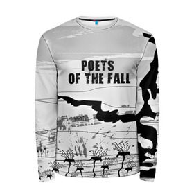 Мужской лонгслив 3D с принтом Poets of the fall в Тюмени, 100% полиэстер | длинные рукава, круглый вырез горловины, полуприлегающий силуэт | poets of the fall | rock | альтернатива | музыка | поэты | рок | фины