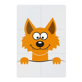 Магнитный плакат 2Х3 с принтом Хитрый лис в Тюмени, Полимерный материал с магнитным слоем | 6 деталей размером 9*9 см | animals | fox | животные | карман | лес | лис | лиса | милый | охота | охотник | хитрый