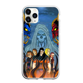 Чехол для iPhone 11 Pro Max матовый с принтом Metalocalypse (Dethklok) 4 в Тюмени, Силикон |  | Тематика изображения на принте: dethklok | metalocalypse