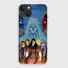 Чехол для iPhone 13 с принтом Metalocalypse (Dethklok) 4 в Тюмени,  |  | dethklok | metalocalypse