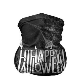 Бандана-труба 3D с принтом Happy Halloween в Тюмени, 100% полиэстер, ткань с особыми свойствами — Activecool | плотность 150‒180 г/м2; хорошо тянется, но сохраняет форму | Тематика изображения на принте: 