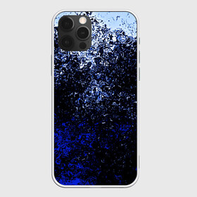 Чехол для iPhone 12 Pro Max с принтом Брызги красок(Cold style) в Тюмени, Силикон |  | abstraction | color | paint | spray | tie dye | абстракция | брызги красок | всплеск красок | капли красок | текстуры