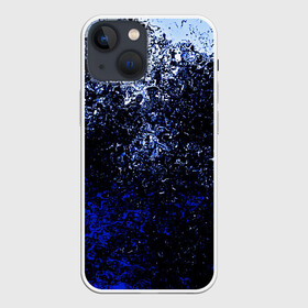 Чехол для iPhone 13 mini с принтом Брызги красок(Cold style) в Тюмени,  |  | abstraction | color | paint | spray | tie dye | абстракция | брызги красок | всплеск красок | капли красок | текстуры
