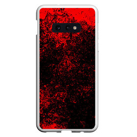 Чехол для Samsung S10E с принтом Брызги красок(red style) в Тюмени, Силикон | Область печати: задняя сторона чехла, без боковых панелей | abstraction | color | paint | spray | tie dye | абстракция | брызги красок | всплеск красок | капли красок | текстуры