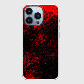 Чехол для iPhone 13 Pro с принтом Брызги красок(red style) в Тюмени,  |  | abstraction | color | paint | spray | tie dye | абстракция | брызги красок | всплеск красок | капли красок | текстуры