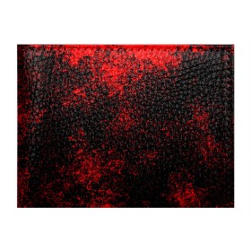 Обложка для студенческого билета с принтом Брызги красок(red style) в Тюмени, натуральная кожа | Размер: 11*8 см; Печать на всей внешней стороне | abstraction | color | paint | spray | tie dye | абстракция | брызги красок | всплеск красок | капли красок | текстуры