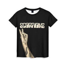 Женская футболка 3D с принтом Scorpions в Тюмени, 100% полиэфир ( синтетическое хлопкоподобное полотно) | прямой крой, круглый вырез горловины, длина до линии бедер | scorpions | клаус майне
рудольф шенкер | маттиас ябс | микки ди | павел мончивода | скорпионы