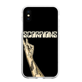 Чехол для iPhone XS Max матовый с принтом Scorpions в Тюмени, Силикон | Область печати: задняя сторона чехла, без боковых панелей | scorpions | клаус майне
рудольф шенкер | маттиас ябс | микки ди | павел мончивода | скорпионы