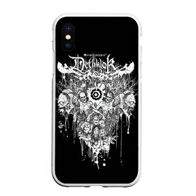 Чехол для iPhone XS Max матовый с принтом Metalocalypse (dethklok) в Тюмени, Силикон | Область печати: задняя сторона чехла, без боковых панелей | metalocalypse (dethklok)