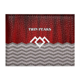 Обложка для студенческого билета с принтом Twin Peaks в Тюмени, натуральная кожа | Размер: 11*8 см; Печать на всей внешней стороне | Тематика изображения на принте: twin peaks | арт | лого | полосы | сериал | твин пикс | текстура | фильмы
