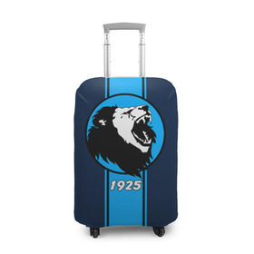 Чехол для чемодана 3D с принтом Зенит - сила льва в Тюмени, 86% полиэфир, 14% спандекс | двустороннее нанесение принта, прорези для ручек и колес | saint petersburg | болельщик | лев | питер | санкт петербург | фанат | футбол | футболист