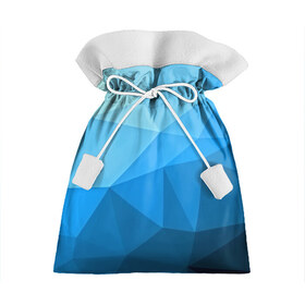 Подарочный 3D мешок с принтом geometric blue в Тюмени, 100% полиэстер | Размер: 29*39 см | Тематика изображения на принте: abstraction | абстракция | геометрия | грани | линии | полигоны | розовый | сочетания | текстура | треугольники