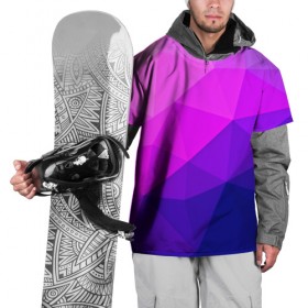 Накидка на куртку 3D с принтом Geometrica в Тюмени, 100% полиэстер |  | Тематика изображения на принте: abstraction | абстракция | геометрия | грани | линии | полигоны | розовый | сочетания | текстура | треугольники