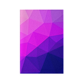 Обложка для паспорта матовая кожа с принтом Geometrica в Тюмени, натуральная матовая кожа | размер 19,3 х 13,7 см; прозрачные пластиковые крепления | Тематика изображения на принте: abstraction | абстракция | геометрия | грани | линии | полигоны | розовый | сочетания | текстура | треугольники