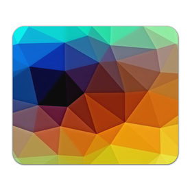 Коврик прямоугольный с принтом Цветные стёкла в Тюмени, натуральный каучук | размер 230 х 185 мм; запечатка лицевой стороны | abstraction | абстракция | геометрия | грани | линии | полигоны | розовый | сочетания | текстура | треугольники