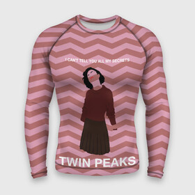 Мужской рашгард 3D с принтом Твин Пикс в Тюмени,  |  | twin peaks | арт | сериал | твин пикс | фильмы