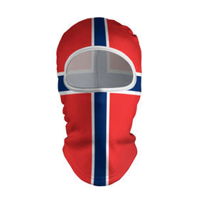 Балаклава 3D с принтом Флаг Норвегии в Тюмени, 100% полиэстер, ткань с особыми свойствами — Activecool | плотность 150–180 г/м2; хорошо тянется, но при этом сохраняет форму. Закрывает шею, вокруг отверстия для глаз кайма. Единый размер | flag | norge | norway | норвегия | флаг
