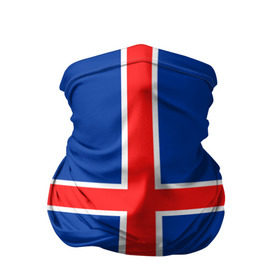 Бандана-труба 3D с принтом Флаг Исландии в Тюмени, 100% полиэстер, ткань с особыми свойствами — Activecool | плотность 150‒180 г/м2; хорошо тянется, но сохраняет форму | flag | iceland | island | исландия | флаг