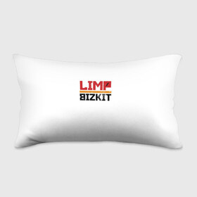 Подушка 3D антистресс с принтом Limp Bizkit Logo в Тюмени, наволочка — 100% полиэстер, наполнитель — вспененный полистирол | состоит из подушки и наволочки на молнии | 