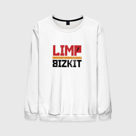 Мужской свитшот 3D с принтом Limp Bizkit Logo в Тюмени, 100% полиэстер с мягким внутренним слоем | круглый вырез горловины, мягкая резинка на манжетах и поясе, свободная посадка по фигуре | Тематика изображения на принте: 