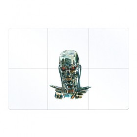 Магнитный плакат 3Х2 с принтом Терминатор в Тюмени, Полимерный материал с магнитным слоем | 6 деталей размером 9*9 см | арт | минимализм | мода | стиль