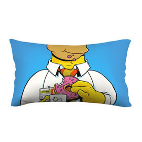 Подушка 3D антистресс с принтом Homer в Тюмени, наволочка — 100% полиэстер, наполнитель — вспененный полистирол | состоит из подушки и наволочки на молнии | Тематика изображения на принте: homer | simpsons | гомер | симпсон | симпсоны
