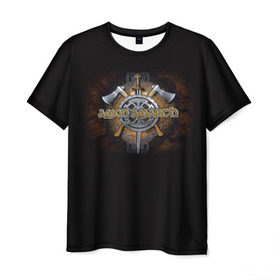 Мужская футболка 3D с принтом Amon Amarth #9 в Тюмени, 100% полиэфир | прямой крой, круглый вырез горловины, длина до линии бедер | amart | amarth | amon | death | hegg | johan | metal | music | viking | амарз | амарс | амарт | амон | викинг | дет | дэт | йохан | метал | металл | хег | хегг