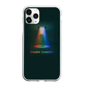 Чехол для iPhone 11 Pro Max матовый с принтом Imagine Dragons Light в Тюмени, Силикон |  | Тематика изображения на принте: demons | evolve | mirrors | radioactive | драконы | космос | музыка | нло | ночь | поп | радуга | рок | свет