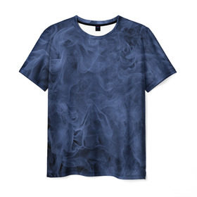 Мужская футболка 3D с принтом Smoke в Тюмени, 100% полиэфир | прямой крой, круглый вырез горловины, длина до линии бедер | fire | flame | in fire | smoke | в огне | дым | огненный | огонь | текстуры