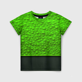 Детская футболка 3D с принтом Кислотные пузыри в Тюмени, 100% гипоаллергенный полиэфир | прямой крой, круглый вырез горловины, длина до линии бедер, чуть спущенное плечо, ткань немного тянется | абстракция | кислота | кислотные пузыри | пузыри | текстуры