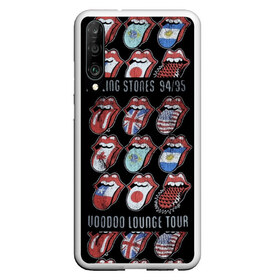 Чехол для Honor P30 с принтом The Rolling Stones в Тюмени, Силикон | Область печати: задняя сторона чехла, без боковых панелей | англия | аргентина | блюз рок | канада | мик джаггер | музыка | песни | психоделический рок | ритм н блюз | рок | рок н ролл | ролинг | рот | стоун | стоунз | сша | флаг | язык | япония