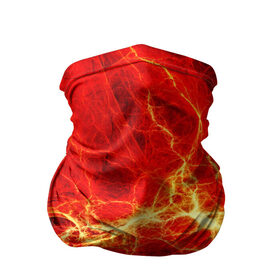 Бандана-труба 3D с принтом Огненные молнии в Тюмени, 100% полиэстер, ткань с особыми свойствами — Activecool | плотность 150‒180 г/м2; хорошо тянется, но сохраняет форму | абстракции | арт | молния | огонь | полосы | узорыpattern