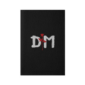 Обложка для паспорта матовая кожа с принтом Depeche mode в Тюмени, натуральная матовая кожа | размер 19,3 х 13,7 см; прозрачные пластиковые крепления | depeche mode | music | альтернатива | музыка | рок