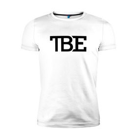 Мужская футболка премиум с принтом TBE в Тюмени, 92% хлопок, 8% лайкра | приталенный силуэт, круглый вырез ворота, длина до линии бедра, короткий рукав | box | boxing | floyd | jr | mayweather | the best ever | бокс | боксер | лучший из когда либо существовавших | мэйвезер | мэйвэзер | самый лучший | флойд