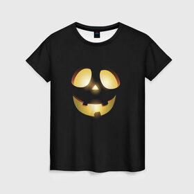 Женская футболка 3D с принтом Halloween в Тюмени, 100% полиэфир ( синтетическое хлопкоподобное полотно) | прямой крой, круглый вырез горловины, длина до линии бедер | день | монстры | праздник | святых | традиции | тыква | хэллоуин