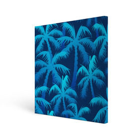 Холст квадратный с принтом Пальмы в Тюмени, 100% ПВХ |  | summer | лес | пальмы | природа
