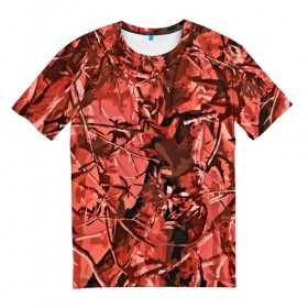 Мужская футболка 3D с принтом camouflage texture в Тюмени, 100% полиэфир | прямой крой, круглый вырез горловины, длина до линии бедер | Тематика изображения на принте: армия | камуфляж | пиксели | силовые структуры | текстуры | хаки
