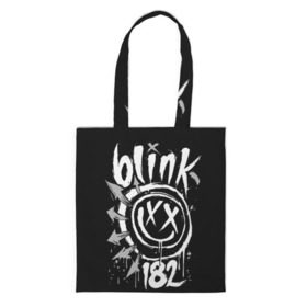 Сумка 3D повседневная с принтом Blink-182 в Тюмени, 100% полиэстер | Плотность: 200 г/м2; Размер: 34×35 см; Высота лямок: 30 см | blink | california | pop | punk | rock | группа | калифорния | панк | рок