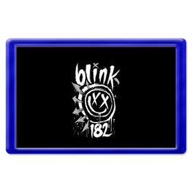 Магнит 45*70 с принтом Blink-182 в Тюмени, Пластик | Размер: 78*52 мм; Размер печати: 70*45 | blink | california | pop | punk | rock | группа | калифорния | панк | рок