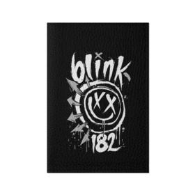 Обложка для паспорта матовая кожа с принтом Blink-182 в Тюмени, натуральная матовая кожа | размер 19,3 х 13,7 см; прозрачные пластиковые крепления | blink | california | pop | punk | rock | группа | калифорния | панк | рок