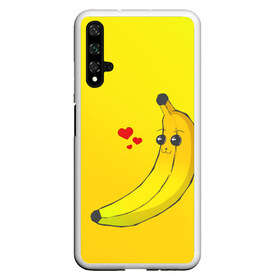 Чехол для Honor 20 с принтом Just Banana (Yellow) в Тюмени, Силикон | Область печати: задняя сторона чехла, без боковых панелей | banana | банан | желтый | оранжевый | фрукты