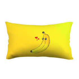 Подушка 3D антистресс с принтом Just Banana (Yellow) в Тюмени, наволочка — 100% полиэстер, наполнитель — вспененный полистирол | состоит из подушки и наволочки на молнии | Тематика изображения на принте: banana | банан | желтый | оранжевый | фрукты