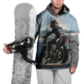 Накидка на куртку 3D с принтом Ducati в Тюмени, 100% полиэстер |  | Тематика изображения на принте: bike | ducati | harley | honda | moto | suzuki | yamaha | байк | мотоцикл | спорт