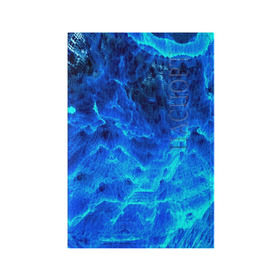 Обложка для паспорта матовая кожа с принтом Frozen fractal в Тюмени, натуральная матовая кожа | размер 19,3 х 13,7 см; прозрачные пластиковые крепления | Тематика изображения на принте: abstract | abstraction | fractal | optical | абстракция | фрактал