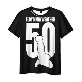 Мужская футболка 3D с принтом Floyd Mayweather Black в Тюмени, 100% полиэфир | прямой крой, круглый вырез горловины, длина до линии бедер | floyd mayweather | флойд мейвезер