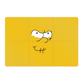 Магнитный плакат 3Х2 с принтом Simpsons Lemon Face в Тюмени, Полимерный материал с магнитным слоем | 6 деталей размером 9*9 см | лимонное | лицо | симпсоны