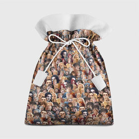 Подарочный 3D мешок с принтом Игра престолов. Стикербомбинг в Тюмени, 100% полиэстер | Размер: 29*39 см | game of thrones | паттрен | персонажи | сериал | текстура