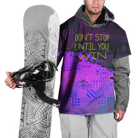 Накидка на куртку 3D с принтом Не сдавайся! в Тюмени, 100% полиэстер |  | Тематика изображения на принте: color | fashion | inspiratoin | style | trend | win | winner